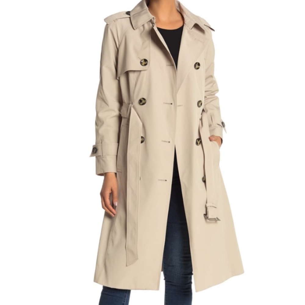 London Fog double breasted trench coat